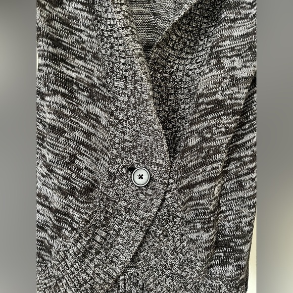 Roxy “Grandpa” Black and Gray Knit Cardigan - Picture 3 of 11